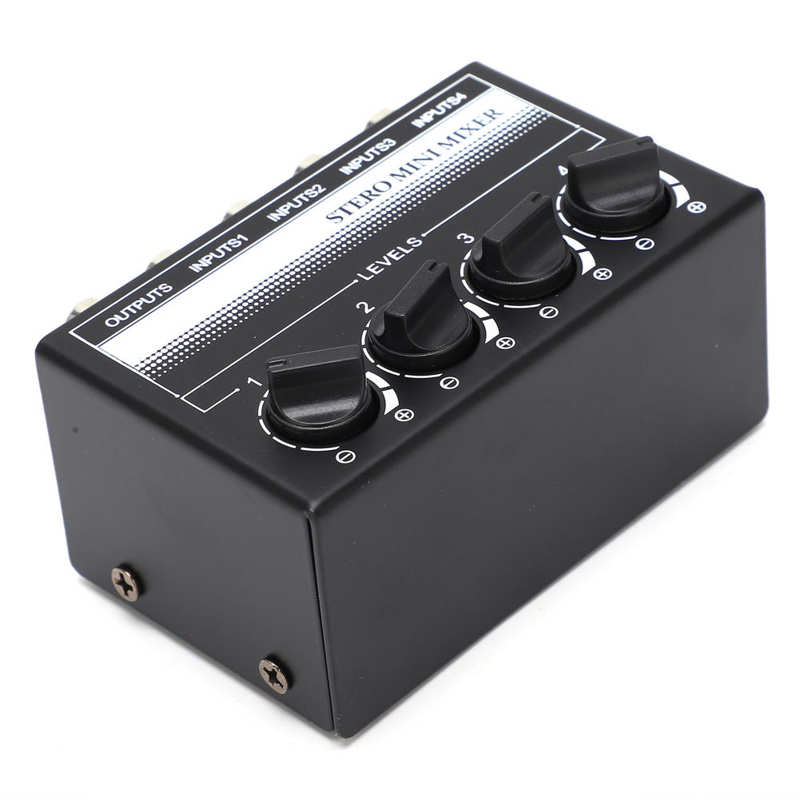 Stereo Rührgerät Unabhängige Einstellung 4 Kanal 1 in 4 aus Audio- Splitter -12dB gewinnen mit RCA Stecker für Kleine Verein für CD