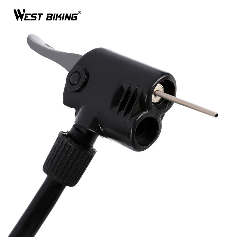 West Fietsen Fiets Pomp Aluminium Mtb Mountainbike Inflator Voet Fietsen Tire Luchtpomp Presta Schraderventiel Fiets Pomp