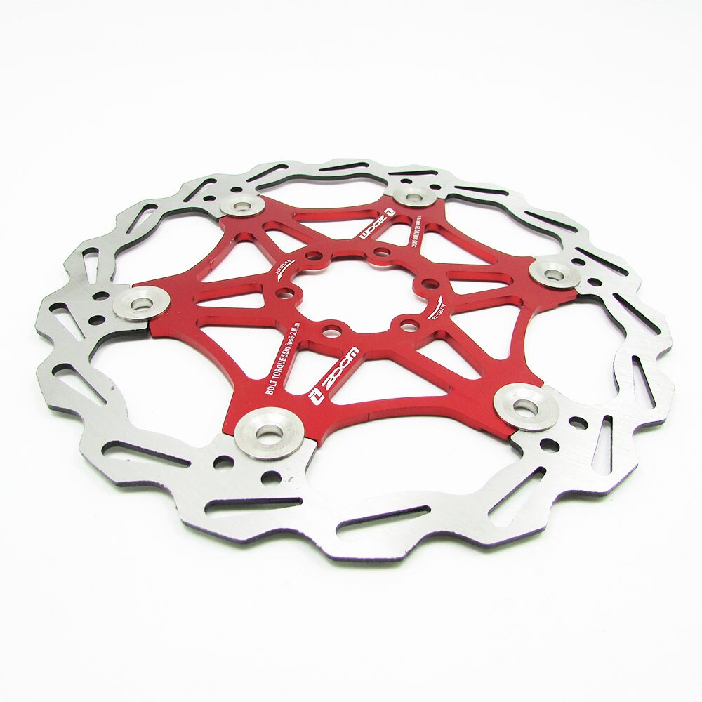 Zoom Bicycle Disc Brake MTB Brake Float Floating Disc Rotors 160mm 180mm 203mm Hydraulic Brake Pads Float Rotors Bicycle Parts