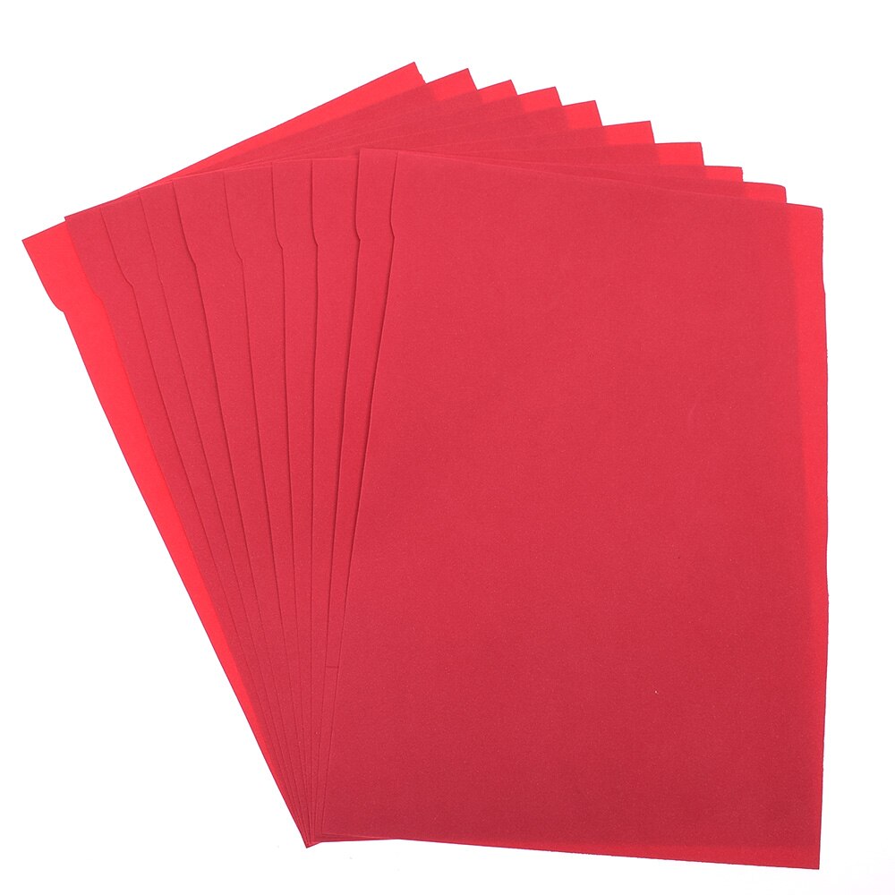 10 Sheets Multicolor A4 Sponge EVA Foam Paper Funky Kids Handmade DIY Hand Craft Scrapbooking Paper Craft for Art Class: red