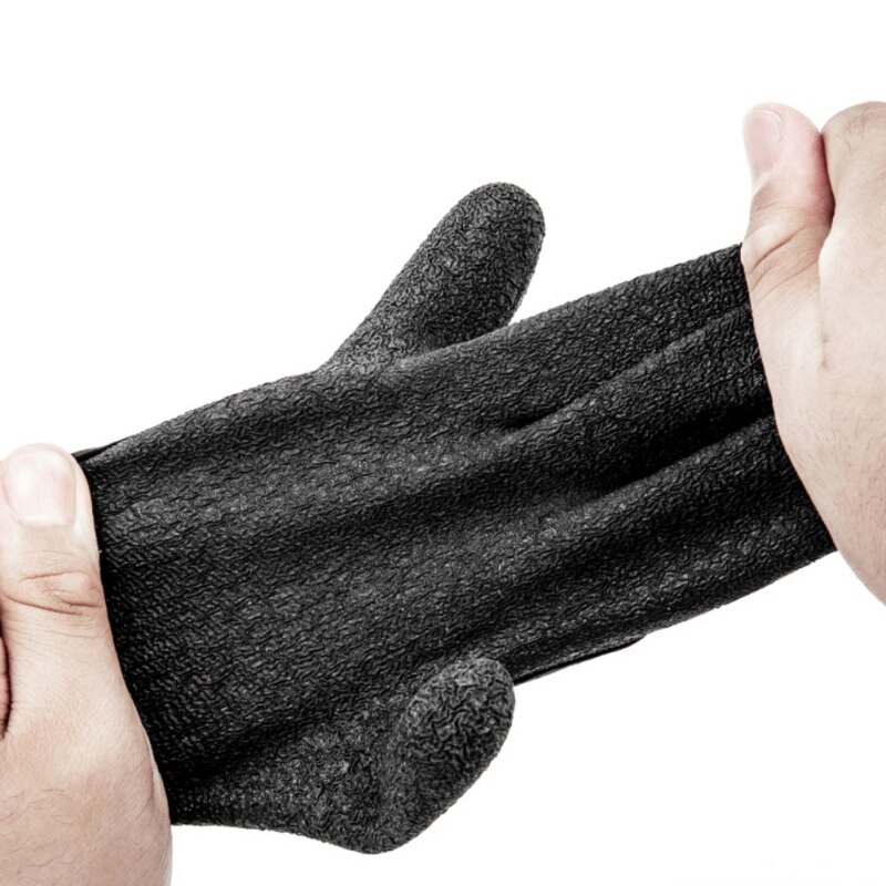Fisker fange fisk handsker skære og punktere resistente anti-slip latex fiske handsker