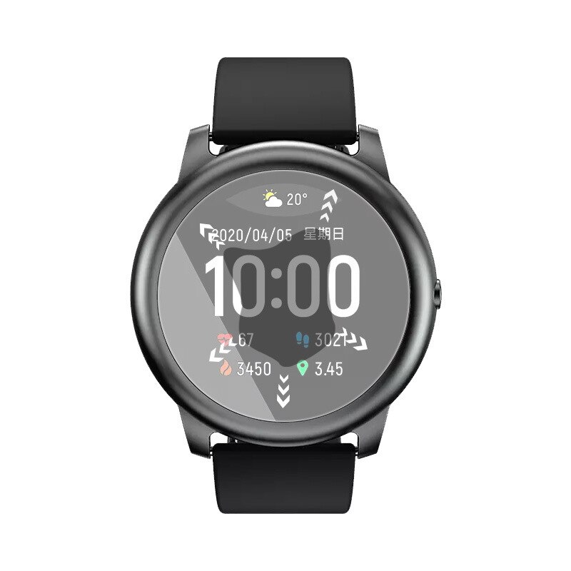 Anti repor hd härdat glas för xiaomi haylou solar  ls05 klocka skyddsfilm smartwatch skärm explosionssäkert skydd