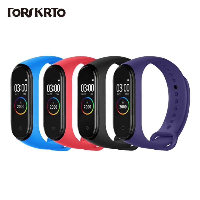 M4 smartband 4 menn smart armbånd pk redmi band smart band blodtrykk hjertefrekvens aktivitet fitness smart armbånd