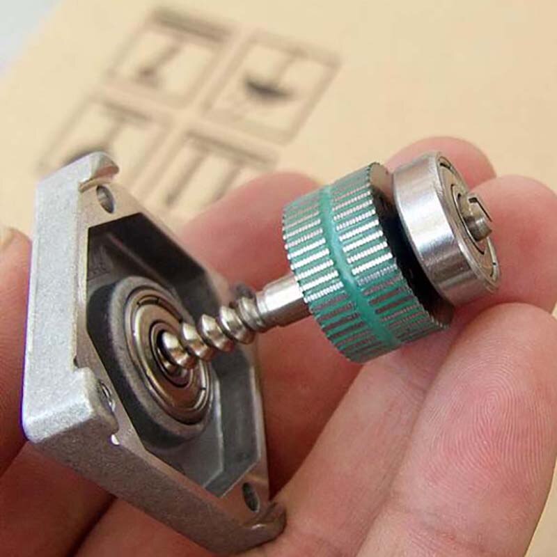 35mm Micro Stepper Motor 2-Phase 6-Wire Step Angle: 1.8 Degrees With Dual Ball Bearing NEMA 14 Motor 64mm Long Screw Rod Shaft