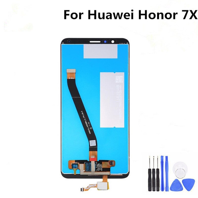 Pantalla táctil de 5,93 pulgadas pantalla LCD digitalizador de pantalla táctil de vidrio del Panel de la Asamblea para Huawei Honor 7X BND-AL10 BND-L21