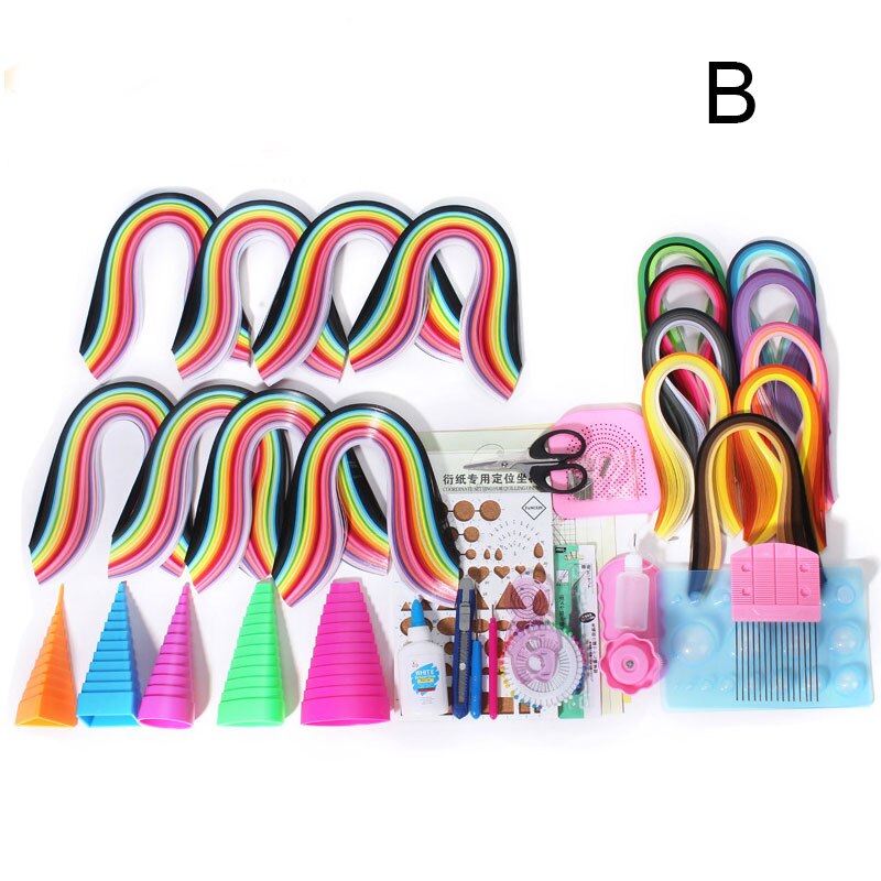 Scrapbooking Quilling Paper Art Kit Crimping Paper Tool Set Starter Quilling Tools Crimper Towers DIY Scrapbooking Tool: b