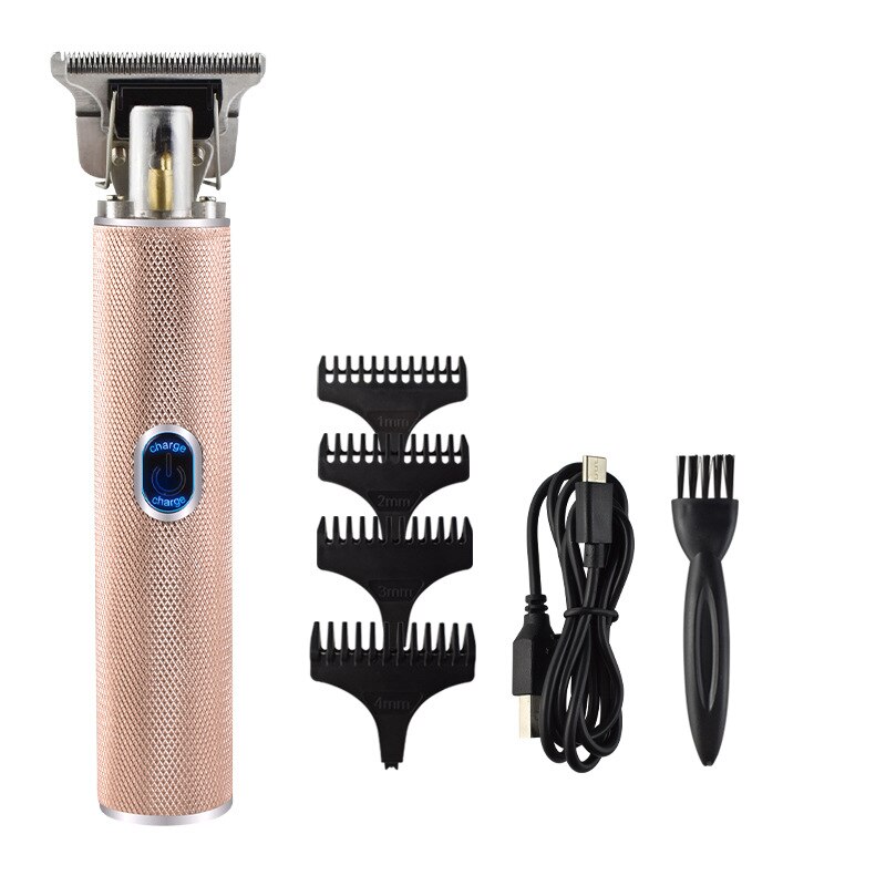 Usb Oplaadbare Tondeuse Mannen Elektrische Tondeuse Home Kapper Cordless Scheerapparaat Trimmer 0Mm Kapper Haar Snijmachine: 05