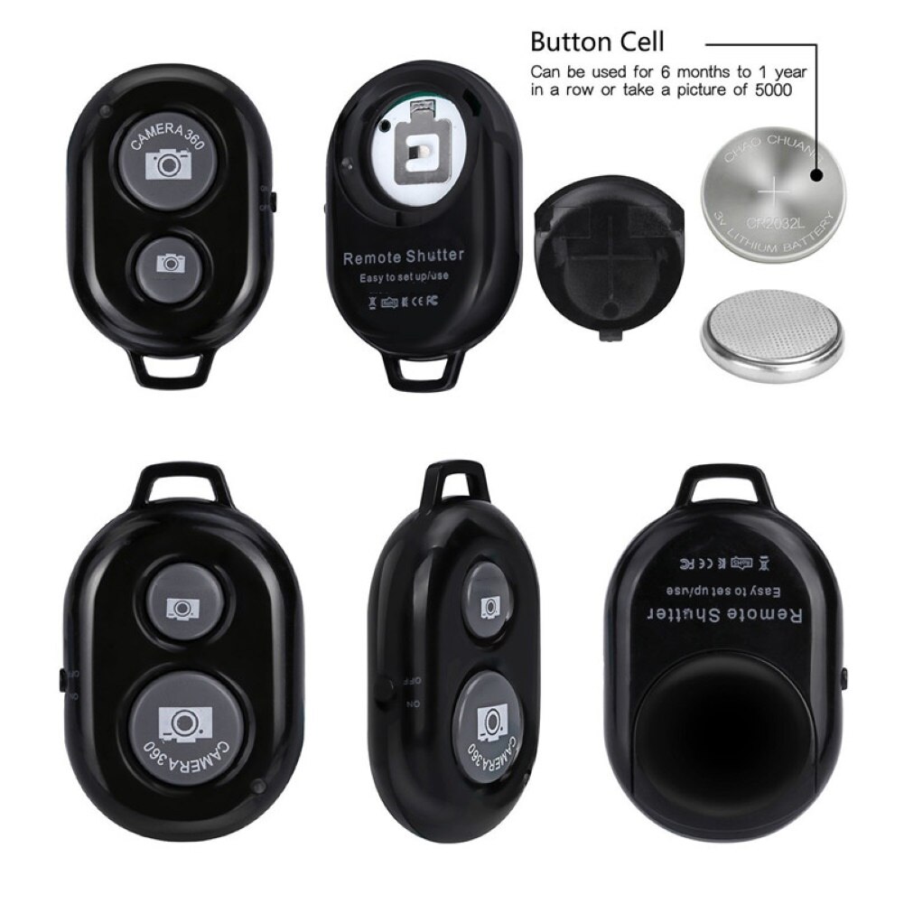 Universal Bluetooth Mobile Phone Camera Remote Control Shutter for Selfie Stick