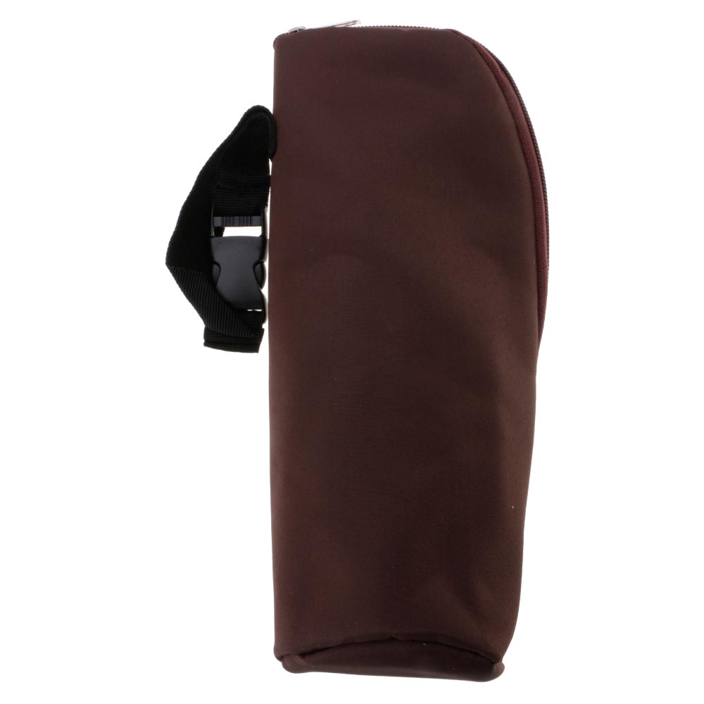 Baby Bottle Thermal Bag Durable Milk Insulation Tote Portable For Outdoor, Picnic, Camp Can Be Hung Infant Stroller Brown Heart