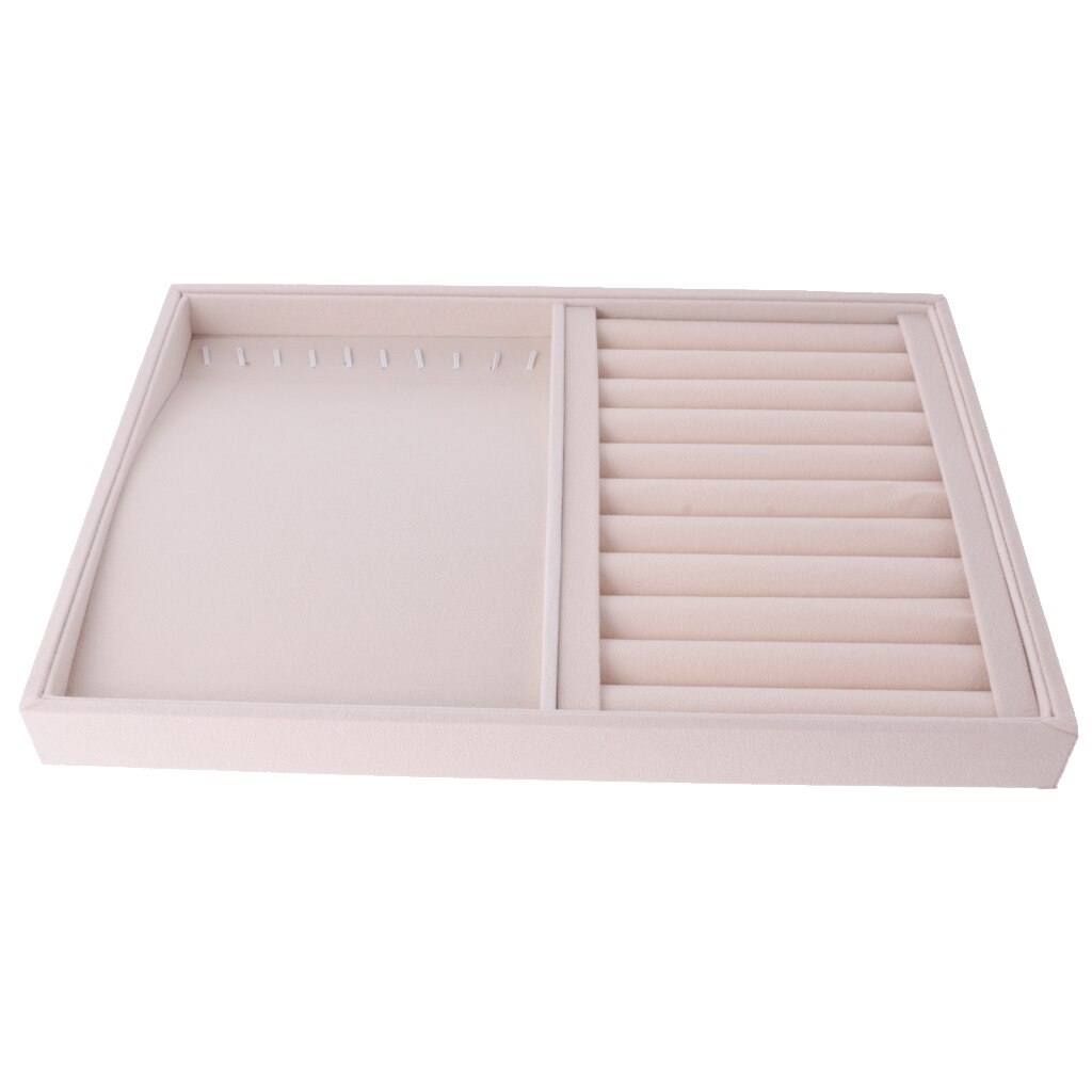 ringe øreringer halskjede smykker vise arrangør boks skuff utstillingsholder: 6