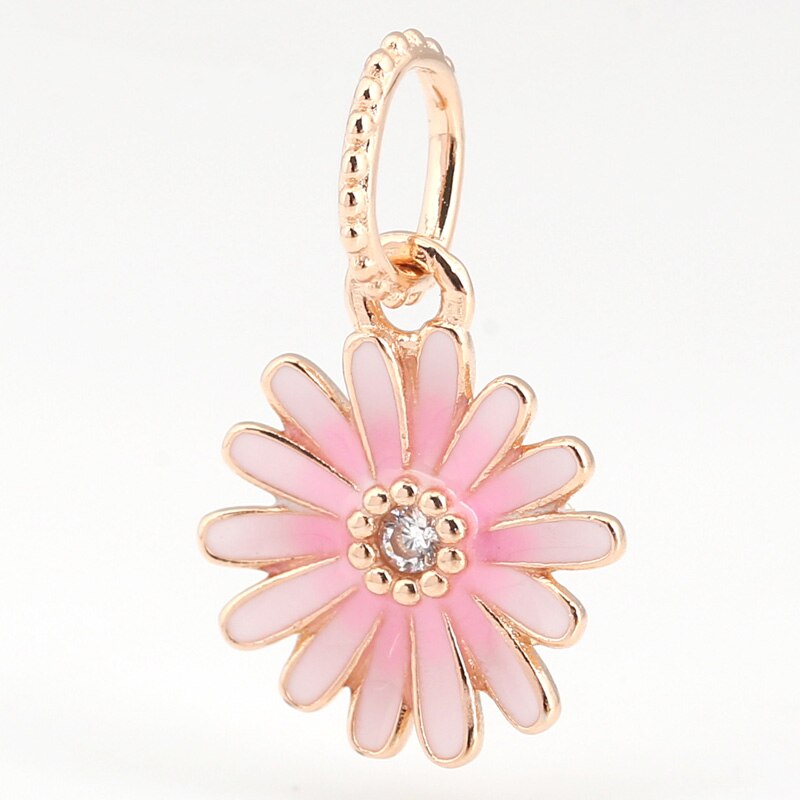 Spinning Tree Of Life Serene Lotus Clover Daisy Flower Pendant Beads 925 Sterling Silver Charm Fit Bracelet DIY Jewelry: 11