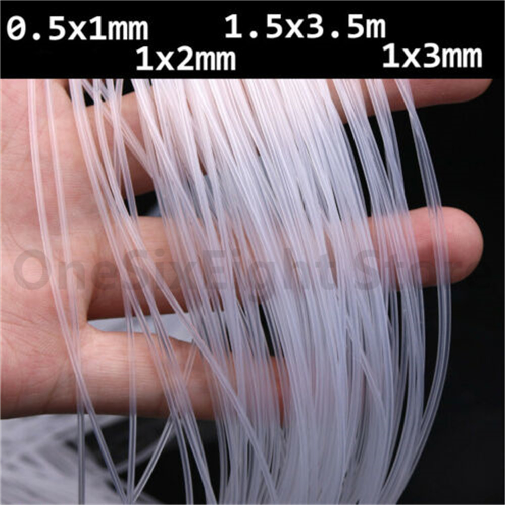 Tube en Silicone de Alimentaire, Haute Température, Transparent, Souple, Flexible, ID 0,5mm/1mm