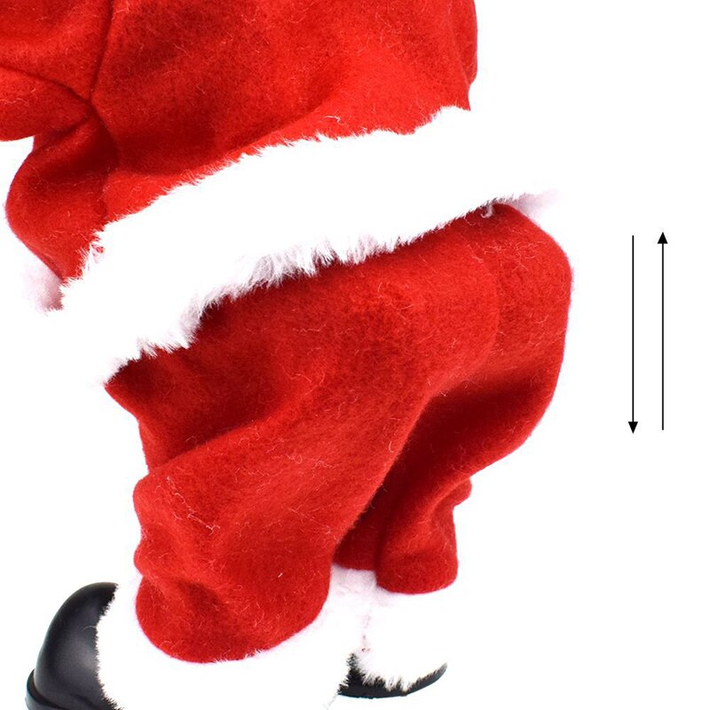 Kerst Kerstman Schudden Butt Elektronische Speelgoed Muziek Licht Doll Xmas Decor Ornament Lbv