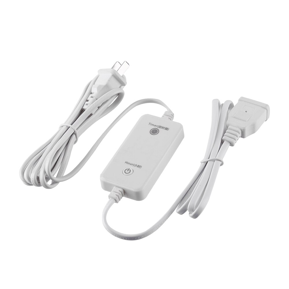 Flat Power Plug Connecting Extension Cable 2 Meters Household Multi-function LED Display Timer Button Power for PC Fan Table: Default Title