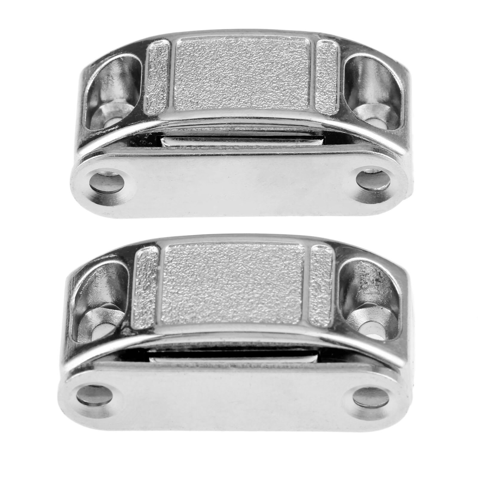 2Pcs Magnetic Door Catches Wardrobe Cupboard Magnetic Cabinet Latch Catches Stop Stoppers Self-Aligning Magnet 42*17mm