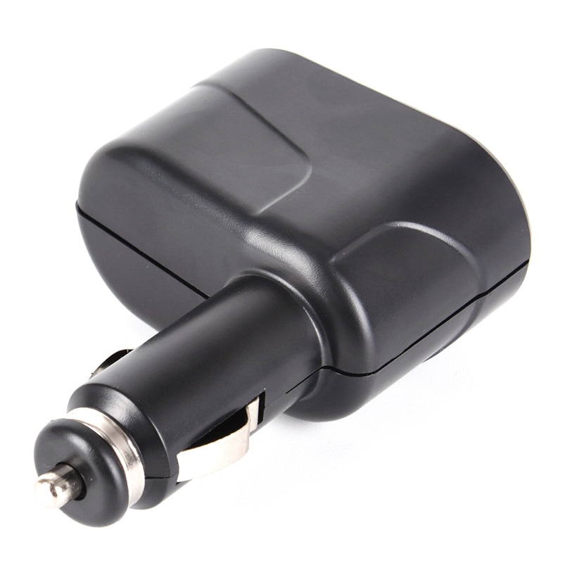 1 ud. 12V DC 2 vías adaptador de enchufe cargador de mechero de coche enchufe Splitter encendedor al por mayor