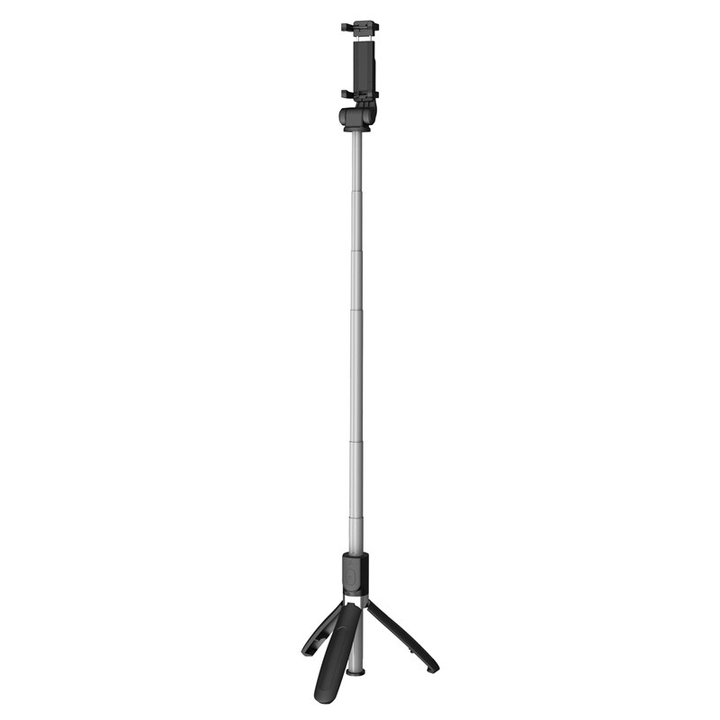 AMS-3-In-1 trípode de cámara Bluetooth Selfie palo L01S con Control remoto Bluetooth para Xiaomi Samsung Huawei
