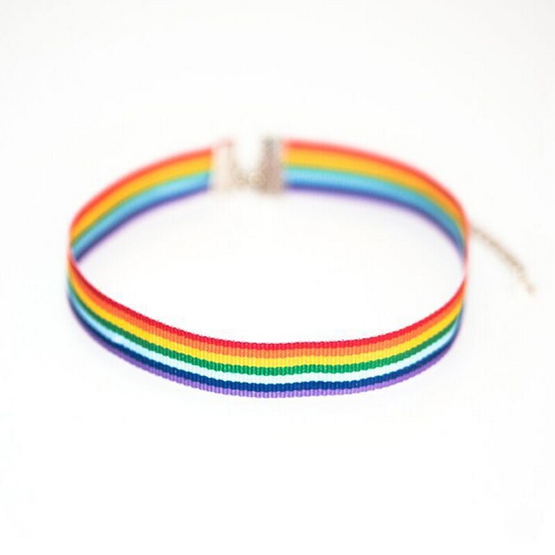 Aankomsten dames kleurrijke choker ketting kant choker lint kraag feest sieraden accessoires