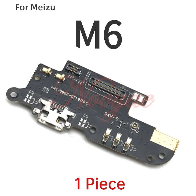 Para Meizu M5C M710H M5s M5 mini M6s M6 M8 M2 M3 note M3s U10 U20 M6t puerto de carga USB, puerto de carga, Cable de micrófono flexible: flex for M6