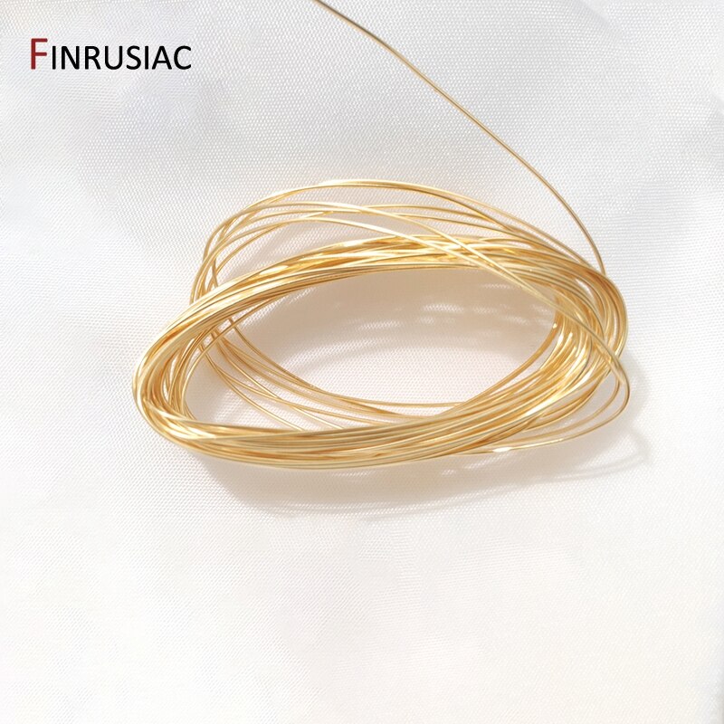 8 tamanhos de 5 metros de jóias que fazem o fio de metal, 18k real ouro-chapeado fio de cobre diy jóias que fazem acessórios por atacado