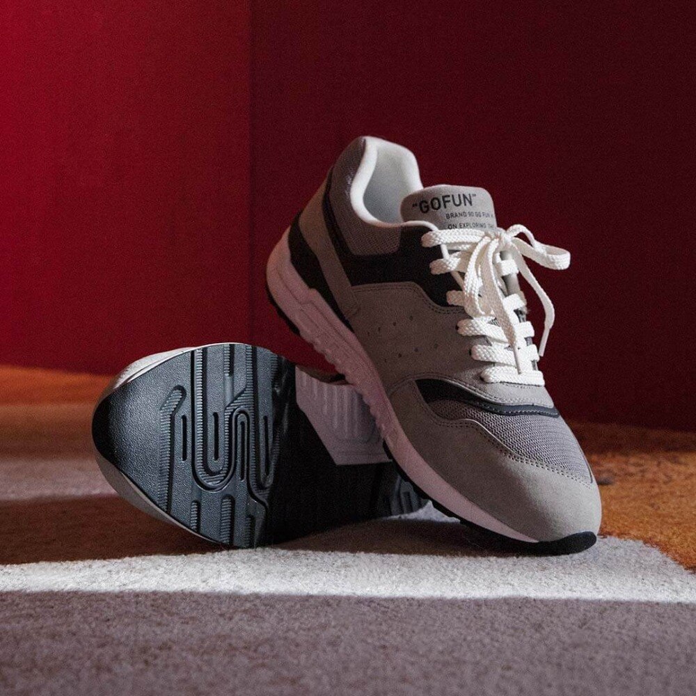 Xiaomi Mijia 90 points leather retro shoes casual sports shoes breathable refreshing mesh men's Running shoes