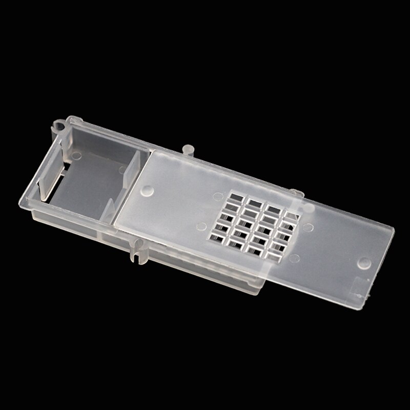 15pz Apicoltura scimmia regina allevamento gabbie gabbia di Trasporto cellulare di plastica inviare posta di nuovo Rif giallo trasparente forniture di attrezzature