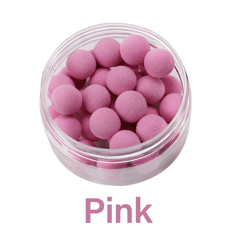Mosodo carpe pêche bouillettes flotteur perles Eva Pop Up 10mm 12mm 14mm appât insipide 32 pièces 30 pièces 26 pièces Popup leurre pêche: pink carp boilies / 12mm