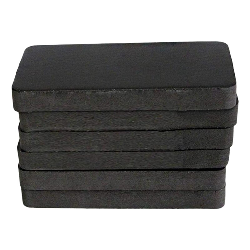 6 stuks loopbandmat geluidsisolatiemat fitnessmat met rubber met hoge dichtheid