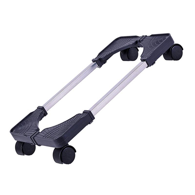 Computer Towers Stand Cart Mobile Adjustable Computer CPU Holder with Locking Caster Wheels for Computer Cases PC Black
