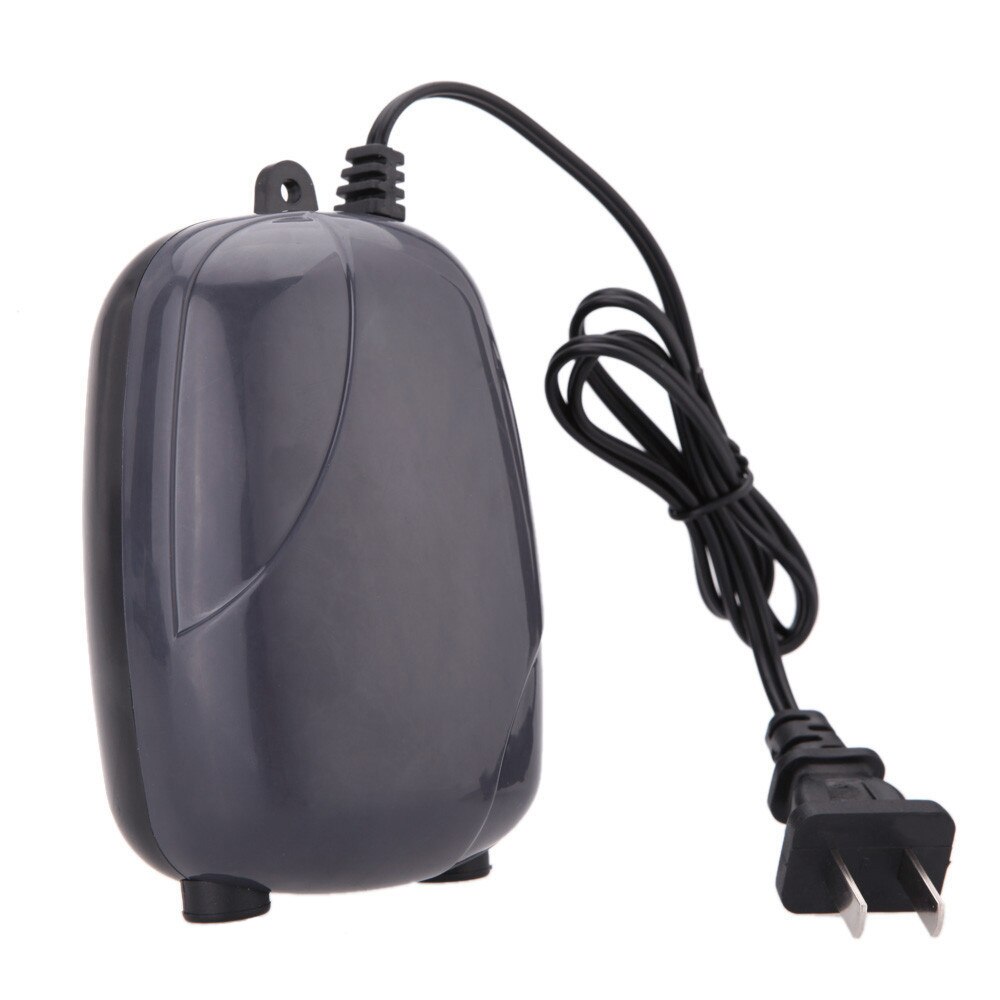 Aquarium Air Pump 220v 3w Single Double Outlet Fish Tank Mini Air Compressor Oxygen Pump Aquarium Accessories For Fish Tank: Default Title