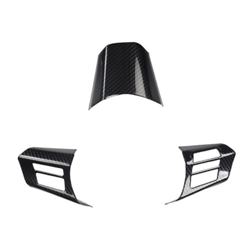 3Pcs/Set Car Steering Wheel Switch Decoration Frame Cover Stickers for Subaru Outback Car Styling