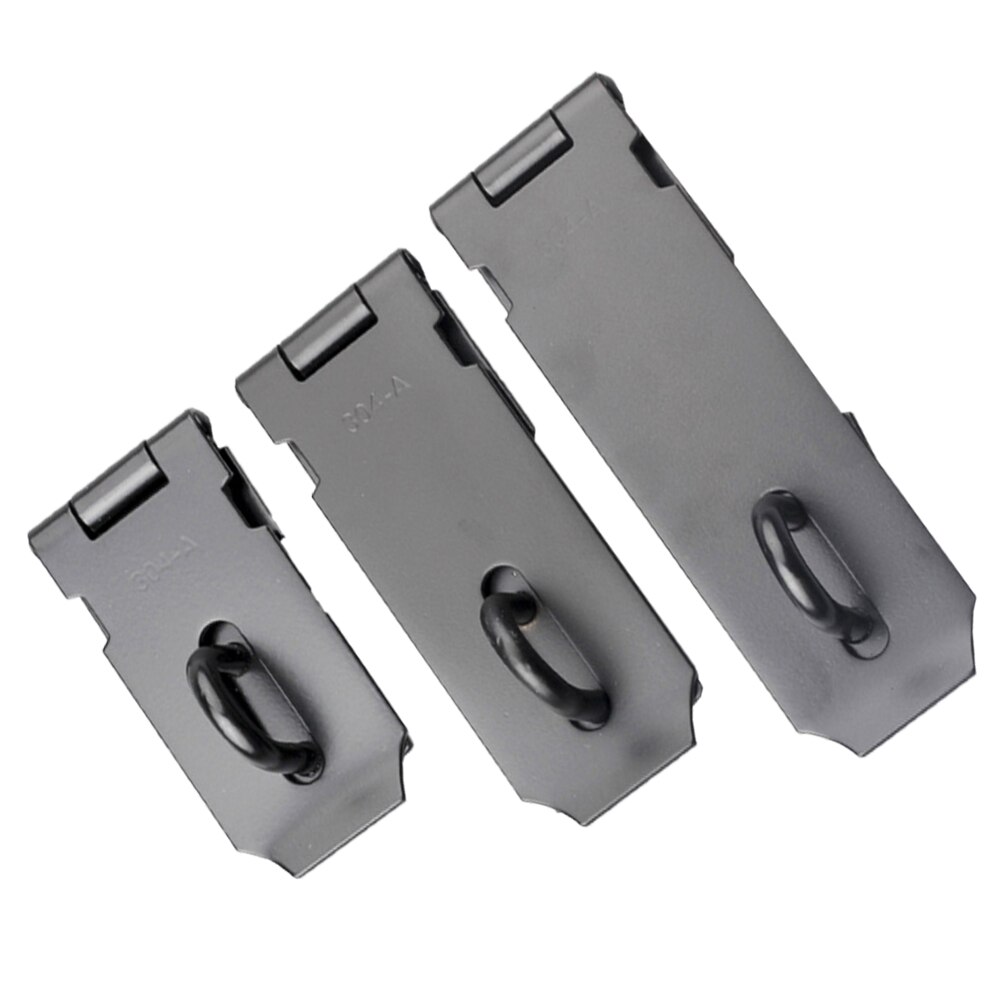 1 Set Door Hasp Anti-theft Door Lock Buckle Stainless Steel Lock Buckle