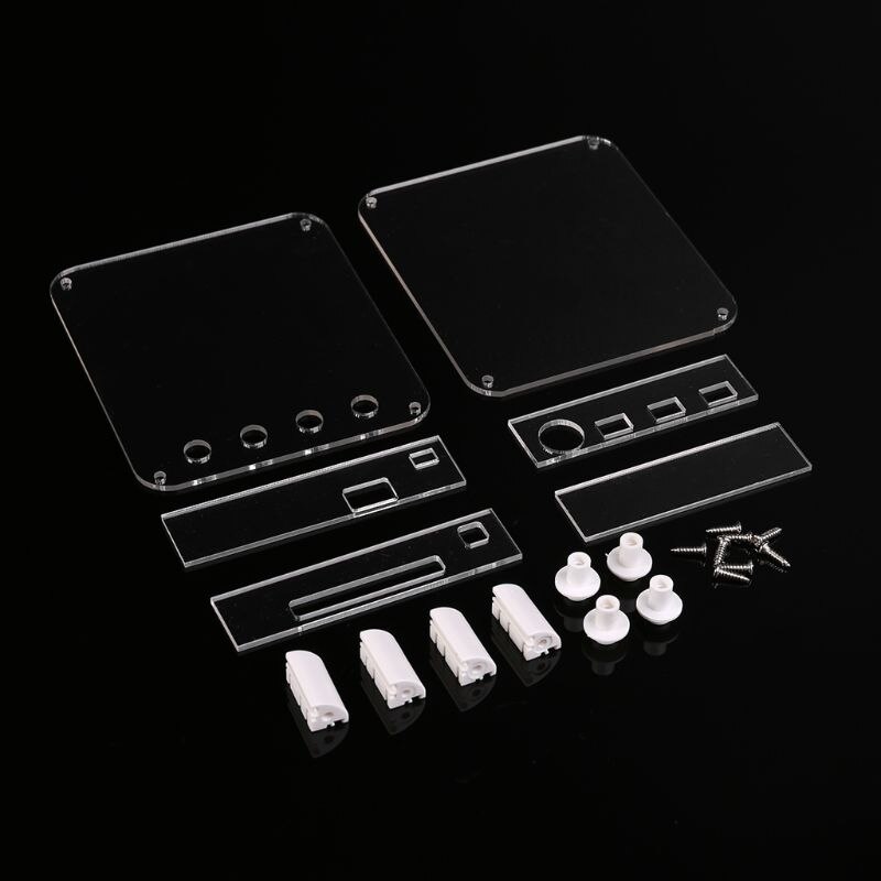 Acrylic Protection Case For DSO138 Mini Digital Oscilloscope DIY Anti Scratch Cover Transparent Shield