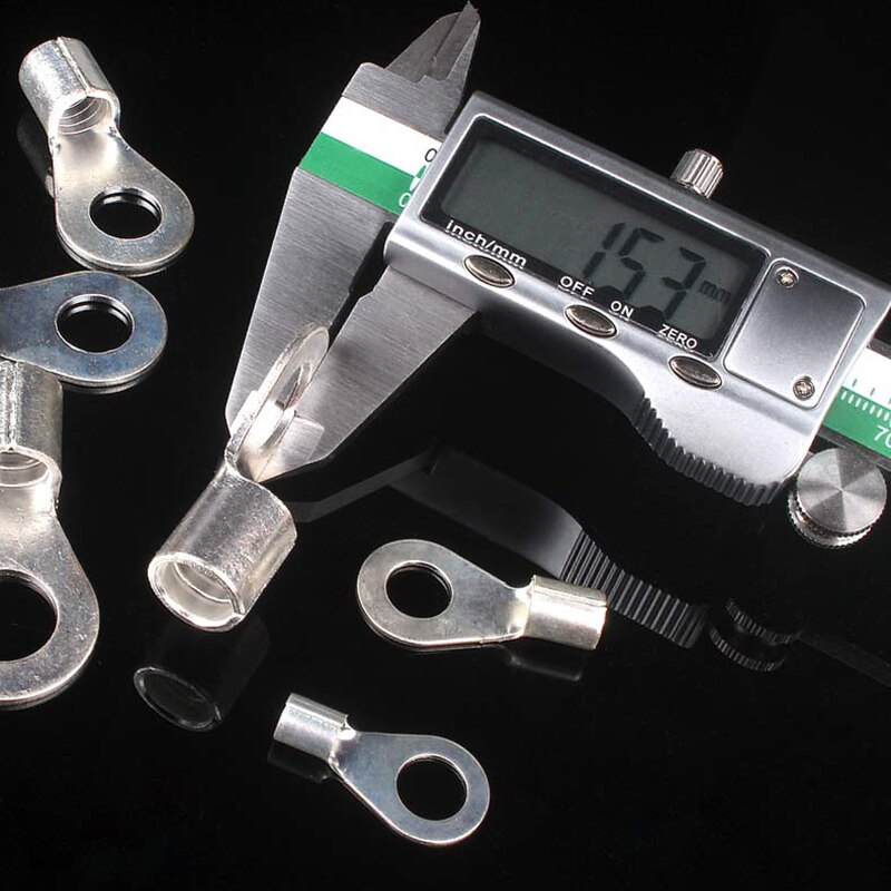 100PCS/LOT OT Terminal Series Thick Brass Anti-Rust Round Match with Silicon Cable For Battery Controller