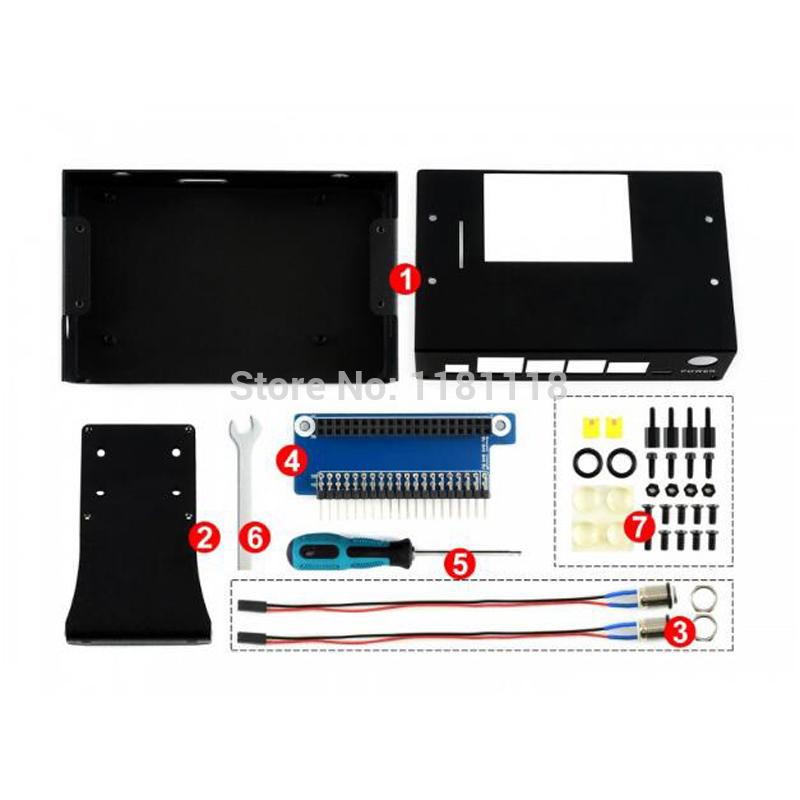 Jetson nano boîtier en métal pour jetson nano kit de développement, jetson-nano-case-(b)
