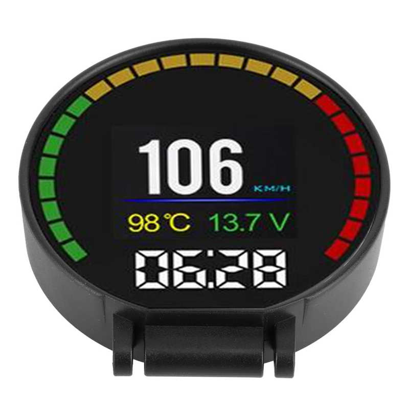 Auto tacho Messgerät geschwindigkeit Auto HUD Messgerät Clever Digital Tacho Meter Hohe Definition Multi‑Funktion mit Schraubendreher