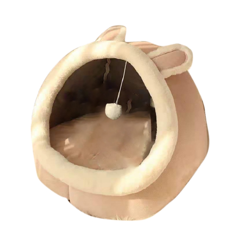 Warm Katten Bed Leuke Katten Huis Kitten Lounger Kussen Voor Kleine Huisdier Slaap Tent Wasbare Katten Slaapzak Zacht