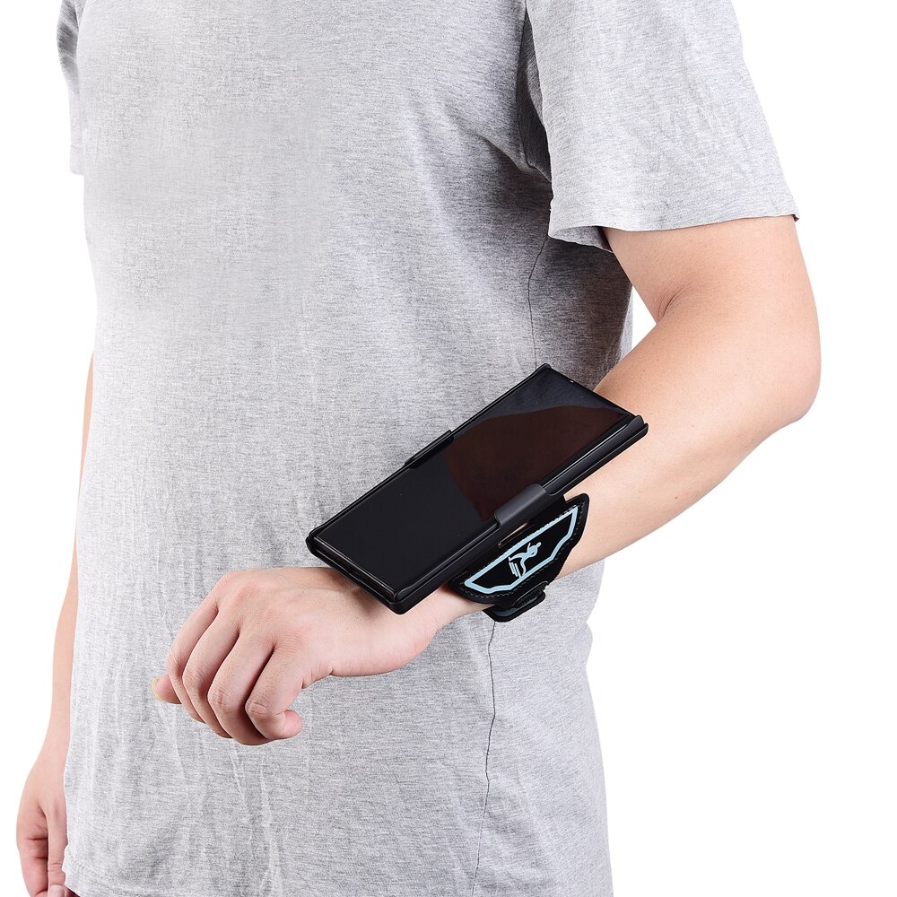 2in1 Armband Phone Case Sports Running Arm Band Wristband Holder Belt Clip Case For LG Stylo 6 Hard Back Shell Cover: Wristband Cover