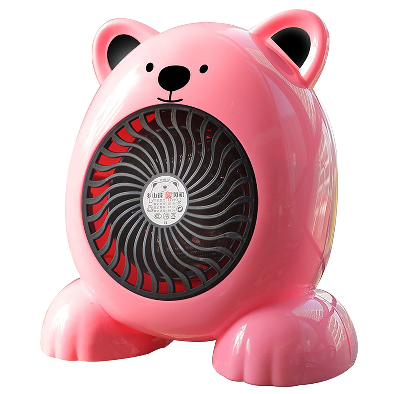 Mooie Draagbare Elektrische Kachel Ventilator Huishoudelijke Indoor Kachel Draagbare Mini Desktop Air Heater Winter Kachel Ventilator Elektrische Kachel: RD