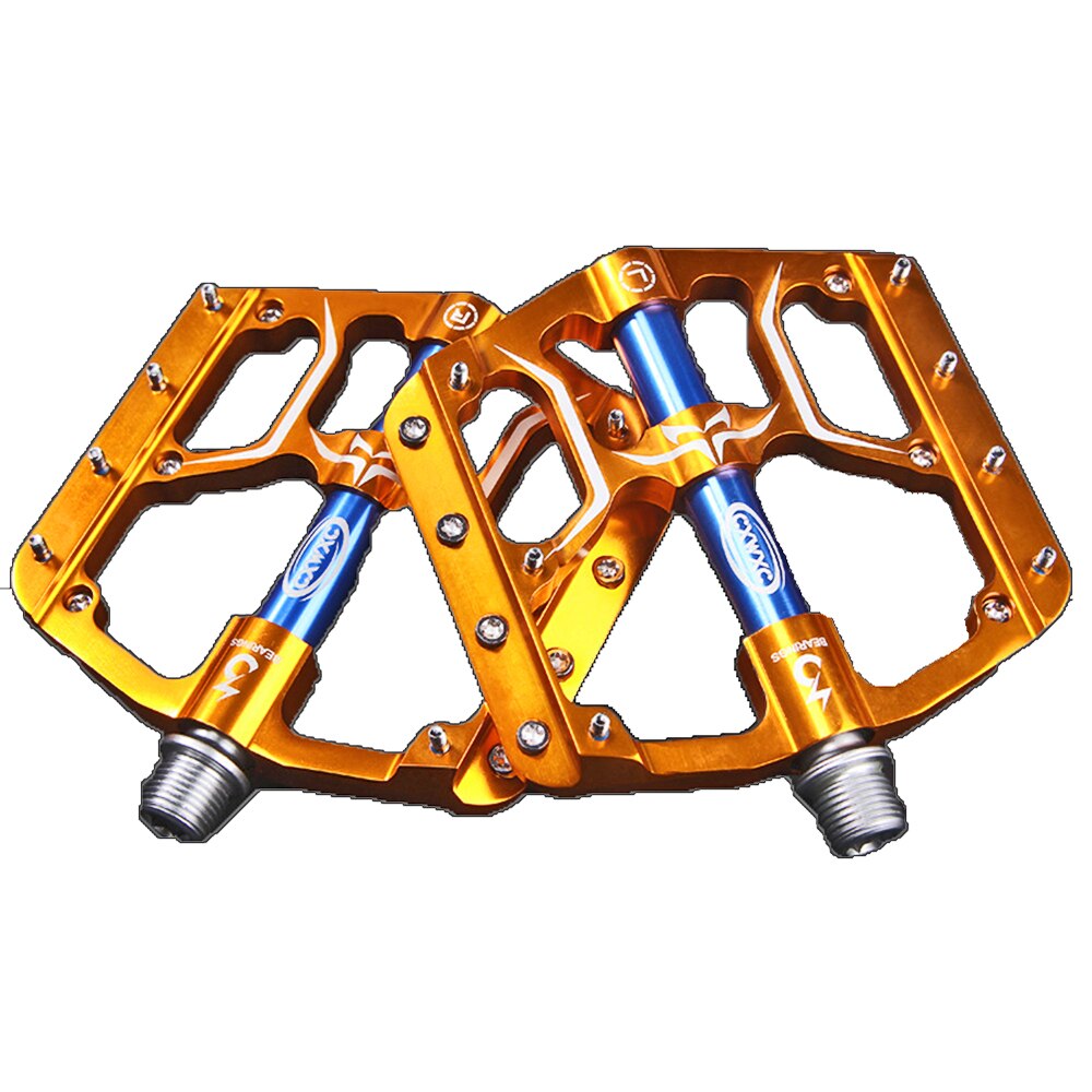 CXWXC Fahrrad Wasserdichte Fahrrad Pedale Clip Fahrrad Pedal MTB Spd Pedale Reiten Pedale Fahrrad Straße Brompton Fahrrad Zubehör: Gelb