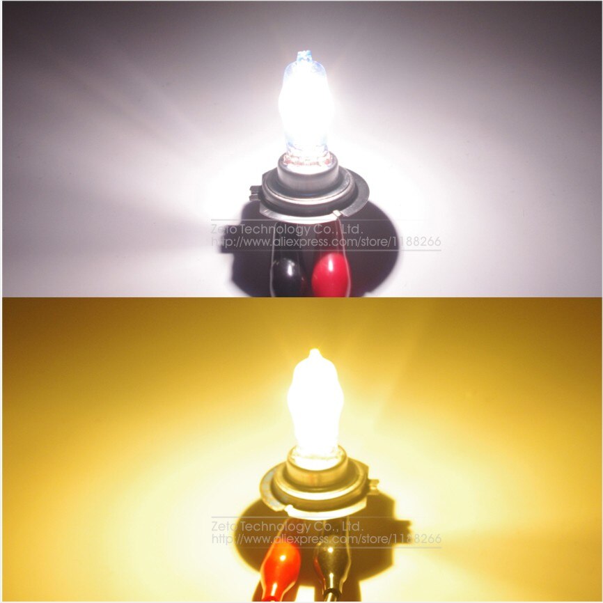 2x h1 h3 h7 h4 h8 h11 9005 9006 h27 881 880 100w 4300k/3000k bil hod halogen tåkelys pærer lamper erstatning hovedlys