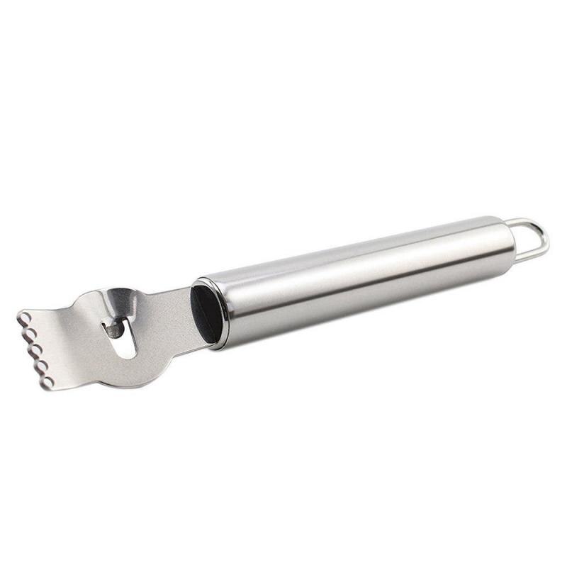 Nueva lima limón Naranja cítricos acanalador de fruta Peeler cocina de acero inoxidable con buen sharp agujeros