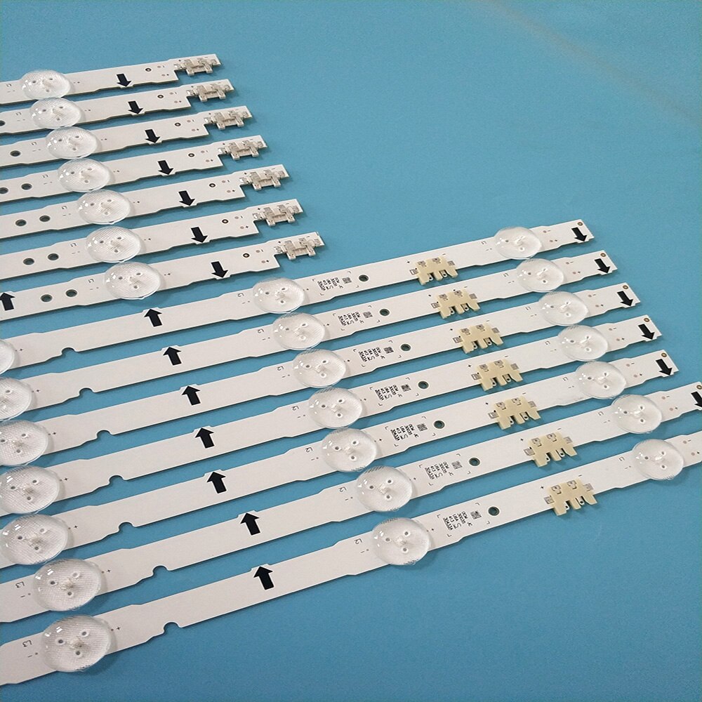 Barre LED (14) pour Samsung UE60J6200AW UE60H6300 UE60J6240AK UE60H6270 UE60J6240 UE60H6250 UE60H6200 BN96-30433A 30434A 30421A