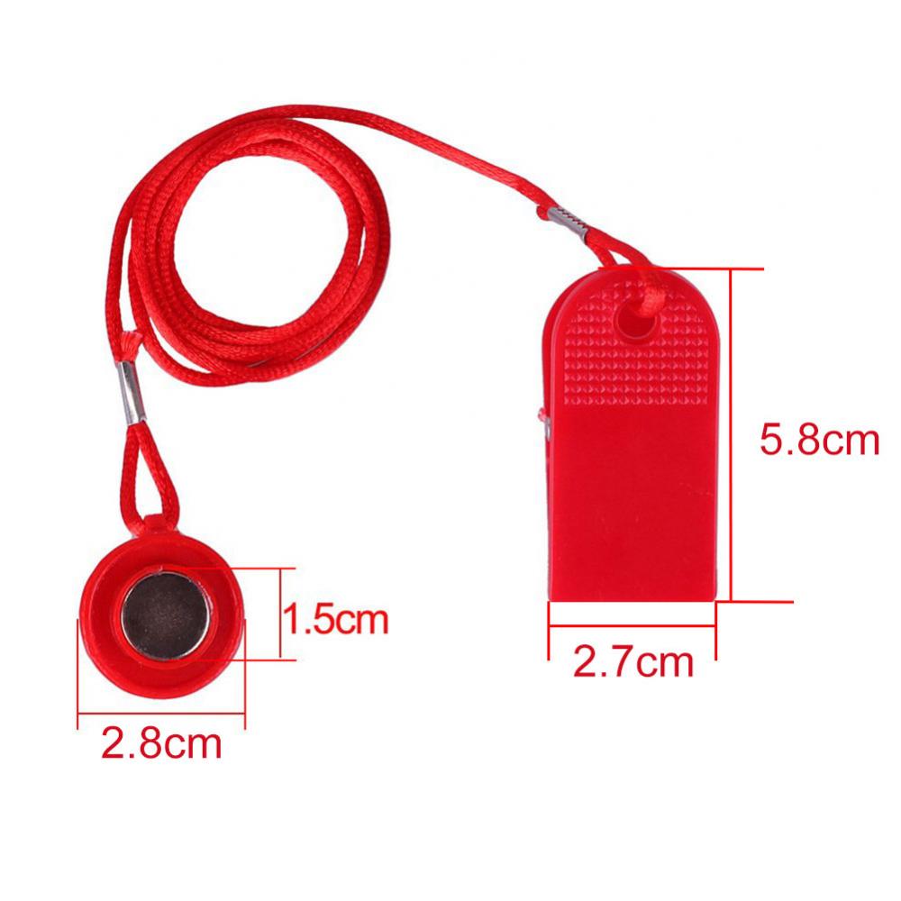 Universele fitness loopband magnetische veiligheidsschakelaar slot sleutel sterke clip plastic magneetsleutel 러닝머신 안전키