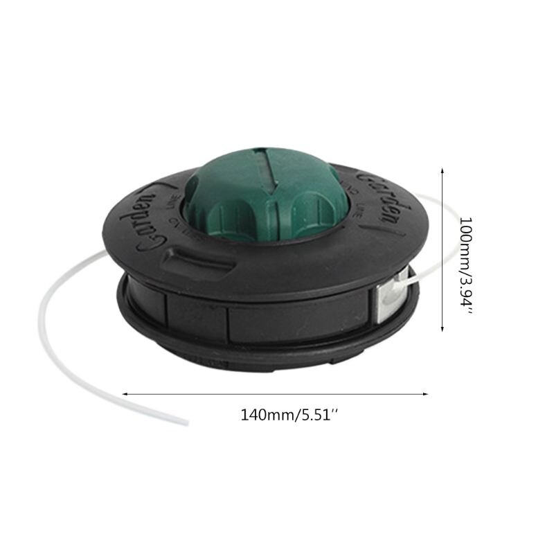 ALM SL007 Rasentrimmerfaden 2,0 Mm X 122 M – Grün, Aus Nylon, Für Benzin-Trimmer