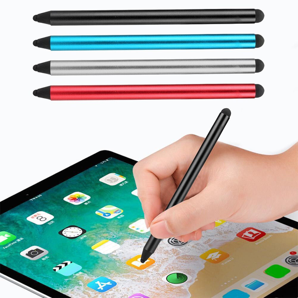 Anti-fingerprint Dual Tips Capacitive Touch Screen Stylus Drawing Pen for Tablet перо для сенсорного экрана