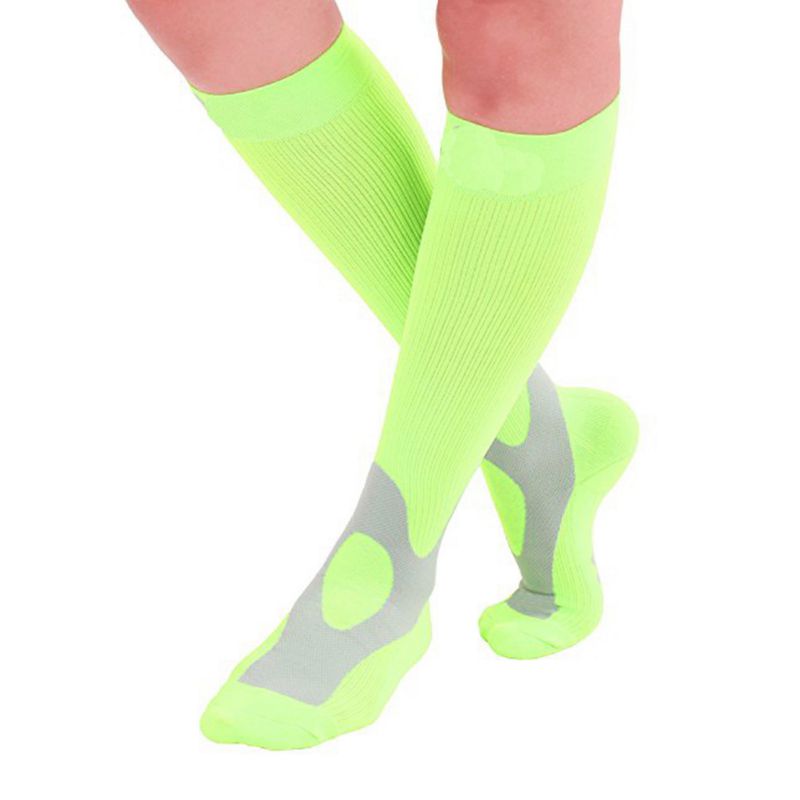 Man Vrouw Compressie Sokken Comfortabele Opluchting Zachte Miracle Koper Been Ondersteuning Stretch Ademende Sokken