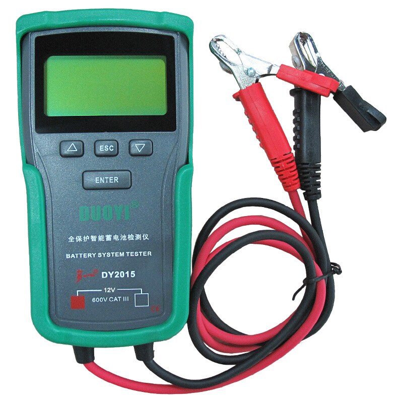 DY2015/DY2015A 12V-24VCar Battery Tester Tools Lead Acid CCA Load Battery Charge Test Digital Automotive Battery Capacity Tester