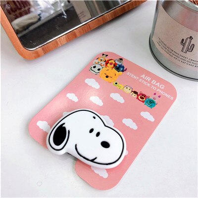 Support de téléphone portable universel pour chaton, support télescopique pour téléphone portable avec airbag de dessin animé, support de téléphone portable pour iphone  x 7: 6