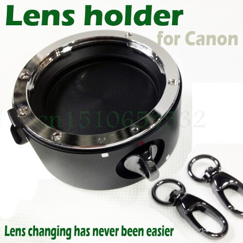 Fast Lens Changing Equipment Lens Flipper Double Dual Lens Holder for Canon 5D2 5D3 5D4 6D 60D 6D2 7D2 650D 700D DSLR camera